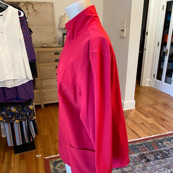 Chico's Zenergy Lightweight Red Jacket - Size 2 - Picture 4 of 12